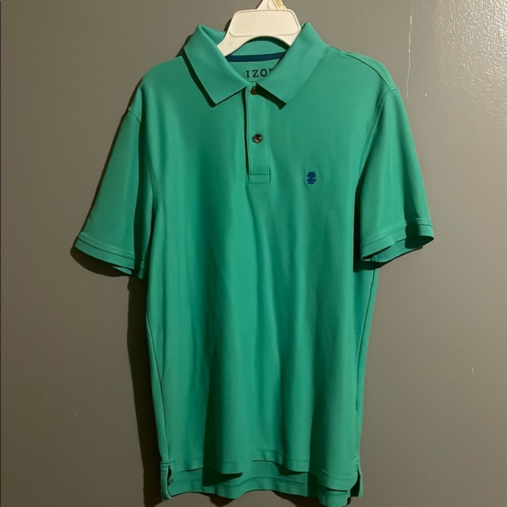 Izod Men's Teal Polo Shirt